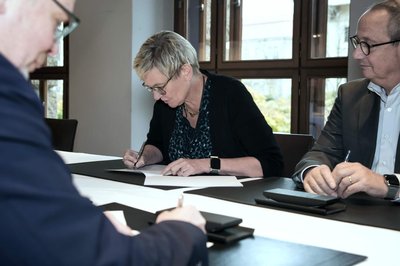 ERP-Förderkredit Gründung und Nachfolge Signing des Kooperationsvertrages