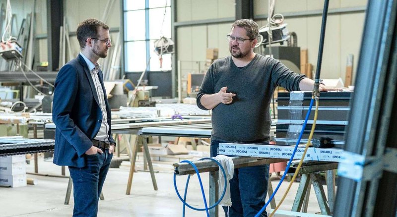 Martin von der Linden und Thilo Herdler